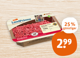 tegut... LandPrimus Rinderhackfleisch