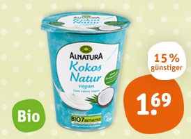 Alnatura Bio-Kokos- oder Bio-Mandel-Natur