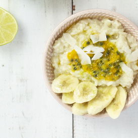 Kokos-Milchreis mit Banane