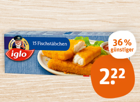 iglo Fisch-, Backfisch- oder Lachs-Stäbchen