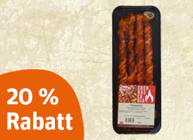 20 % Rabatt auf Grillfackeln