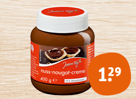 Jeden Tag Nuss-Nougat-Creme