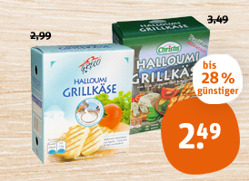 Greco oder Christis Halloumi Grillkäse