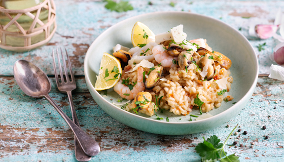 Meeresfrüchte-Risotto