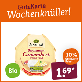 Alnatura Bio-Bergbauern Camembert