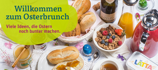 Willkommen zum Osterbrunch