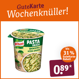 Knorr Pasta Snack oder Knorr Spaghetteria