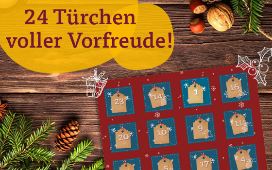 24 Türchen voller Vorfreude!