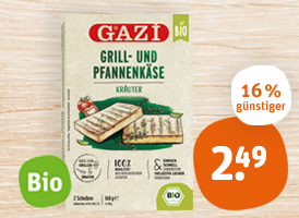 Gazi Bio-Grill- und Pfannenkäse