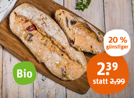 Naturland tegut... Bio-Ciabatta Arriba