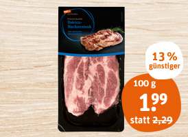 tegut... vom Feinsten Ibérico-Nackensteak