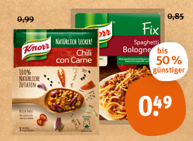 Knorr Fix oder Knorr natürlich lecker