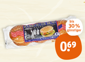 InterCookies24 6 Hamburgerbrötchen Sesam oder 4 Hamburgerbrötchen Sesam XXL