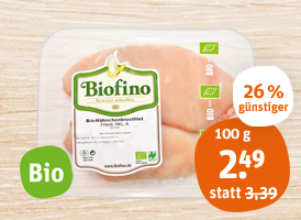 frisches Bio-Hähnchenbrustfilet 