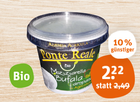 Ponte Reale Bio-Büffel- Mozzarella