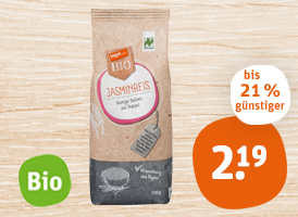 Naturland tegut... Bio-Basmati- oder Bio-Jasminreis