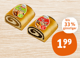 Ölz Nuss oder Mohnstrudel, Butter- oder Rosinenzopf