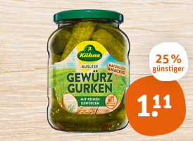 Kühne Auslese Gewürz Gurken