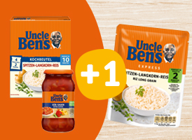 Uncle Bens + 1 Gratis