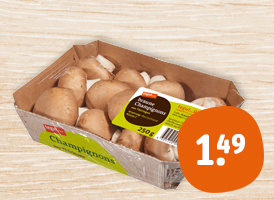 tegut… Champignons braun