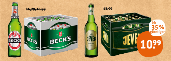 Beck's Pils oder Jever Pilsener