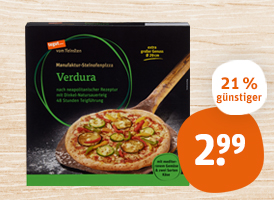 tegut... vom Feinsten Manufaktur-Steinofenpizza