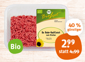 BioLust Bio-Rinderhackfleisch