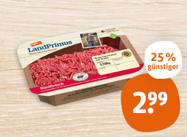 tegut... LandPrimus Rinderhackfleisch