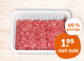 Hackfleisch gemischt oder Schweinehackfleisch