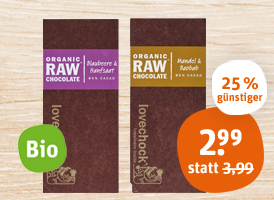 Lovechock Organic Raw Bio-Chocolate