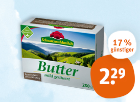 Schwarzwaldmilch Butter