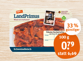 tegut... LandPrimus Schweinegeschnetzeltes