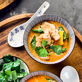 Tom Kha Gai – Thai-Kokosnuss-Suppe