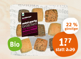 herzberger bäckerei Bio-Ciabatta- oder -Mini-Partybrötchen