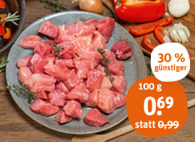 tegut... LandPrimus Schweinegeschnetzeltes