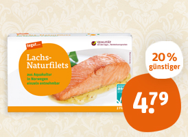 tegut... Lachs-Naturfilets