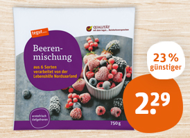 tegut... Himbeeren, Erdbeeren oder Beerenmischung