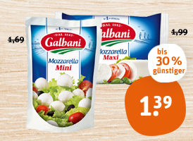 Galbani Mozzarella Maxi oder Mini