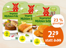 Rügenwalder Mühle Vegetarische Mühlen Schnitzel, Frikadellen oder Crispyburger 8