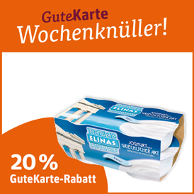 20 % GuteKarte-Rabatt auf Elinas Joghurt nach griechischer Art