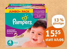 Pampers Baby-Dry oder Active Fit