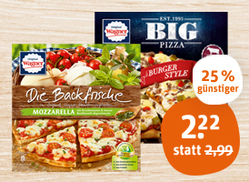 Wagner Big Pizza oder Die Backfrische