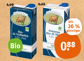 Naturland Bio Milch