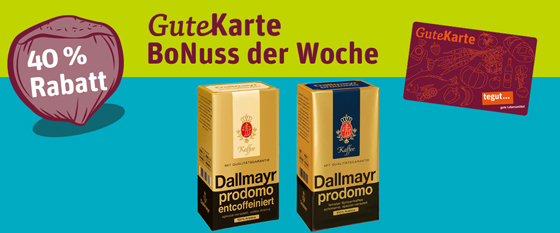 GuteKarte BoNuss der Woche