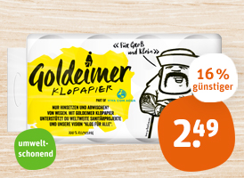 Goldeimer Klopapier