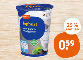 tegut... Joghurt oder fettarmer Joghurt