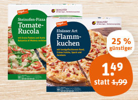 tegut... Pizza oder Flammkuchen