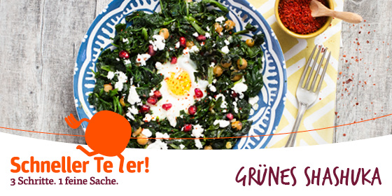 Grünes Shashuka
