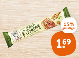 Tante Fanny frischer Blech-Pizzateig