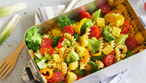 Veganer Bento-Nudelsalat 